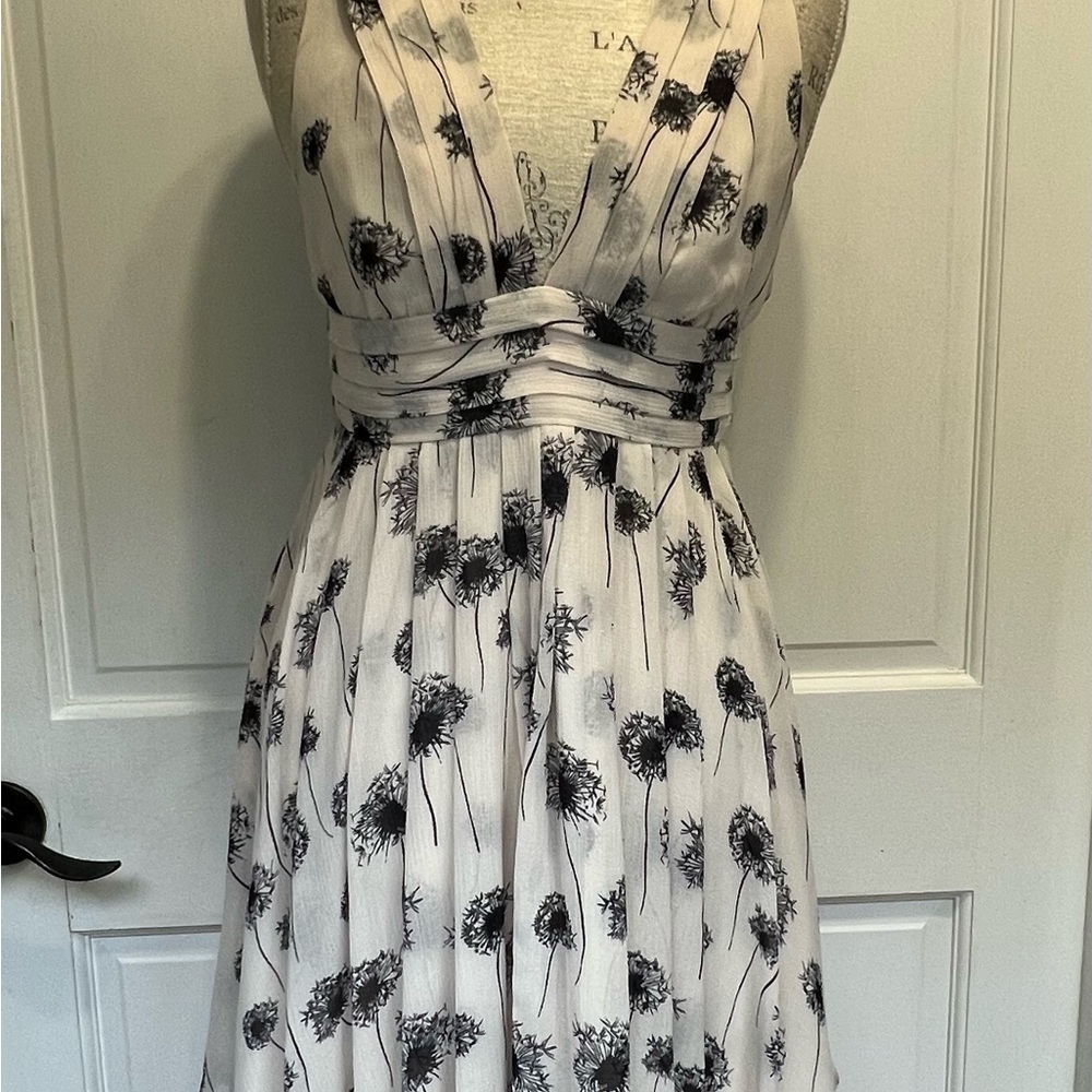 Urban Outfitters Kimchi Blue Dandelion Halter Mini Dress 6 excellent condition - Picture 2 of 9